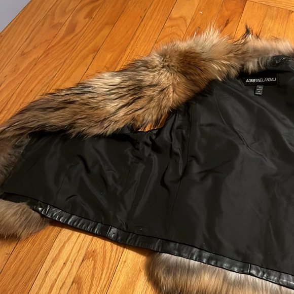 Adrienne Landau Fur Vest sz M - Picture 4 of 6